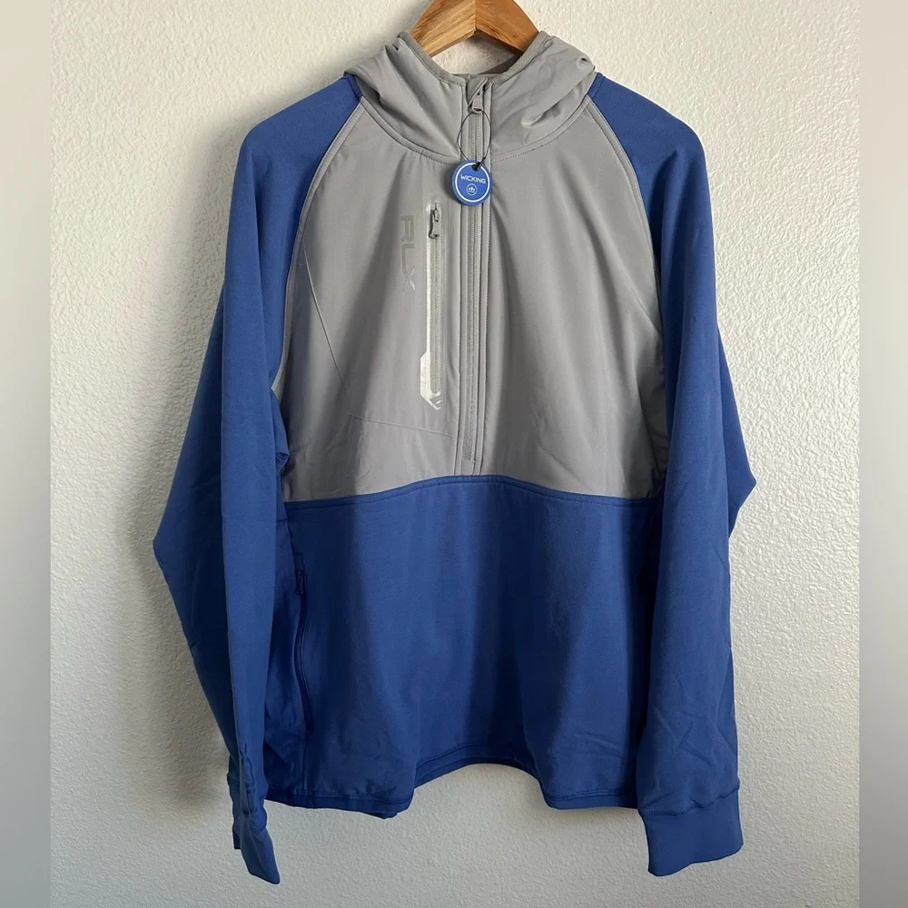 Golf Hoodie Polo Ralph Lauren RLX Athletic Knit Sport PWing Riviera Men Size XL - Picture 1 of 8